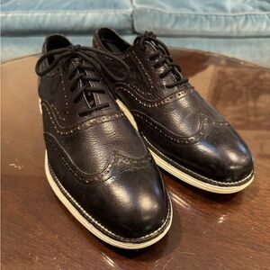 Black Cole Haan Original Grand Oxford Shoes Size 10